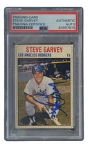 Steve Garvey Firmado los Ángeles Dodgers 1979 Azafata #8 Carta PSA / DNA - £68.77 GBP