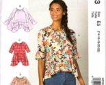 McCall&#39;s M7903 Misses 14 to 22 Ruffled Pullover Top Uncut Sewing Pattern... - £11.87 GBP