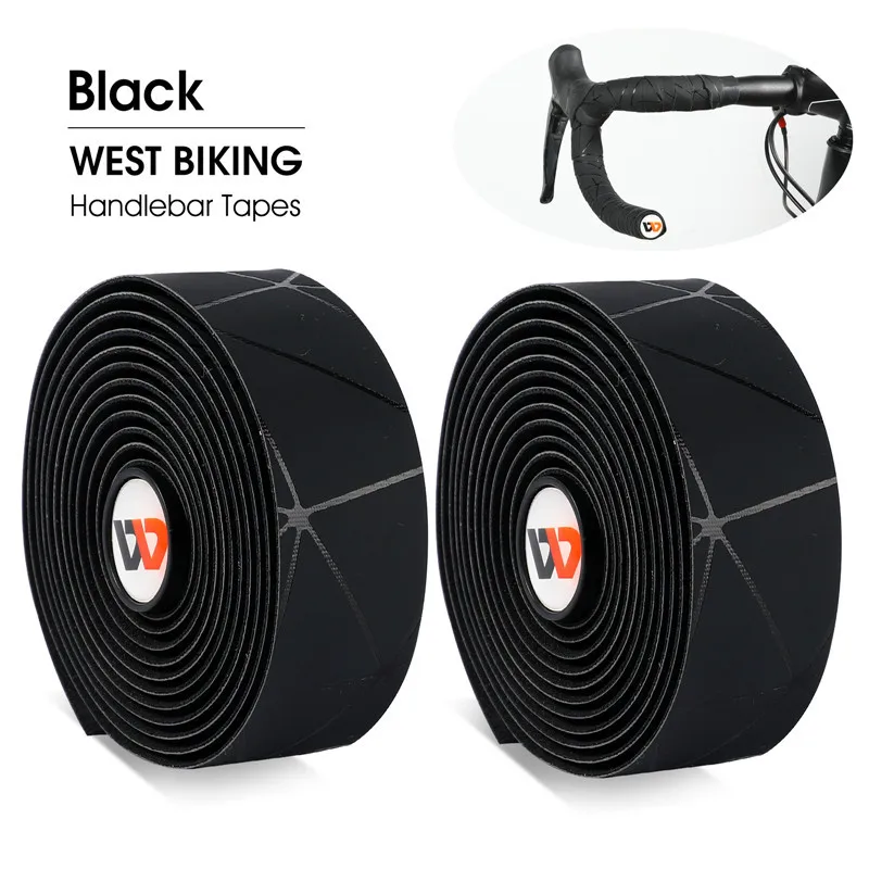 WEST BI Bicycle Handlebar Tape Road Bike EVA Anti-skid Shock Absorption Cycling  - £18.95 GBP