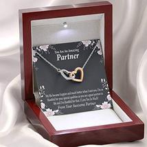 Express Your Love Gifts to My Partner You&#39;re Amazing Inseparable Heart Necklace  - £43.48 GBP