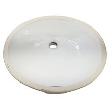 Toto LT569#01 17" Undermount Bathroom Sink with Overflow - Cotton - $87.90