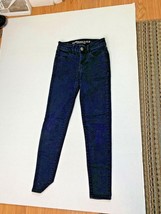 American Eagle Outfitters Womens Sz 00 Black Denim Jeans Jeggings Next L... - $11.88