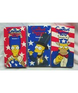 Vintage 2000 THE SIMPSONS Political Party VHS VIDEO BOX SET Volumes 1, 2... - $334.61 MXN