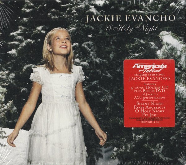 JACKIE EVANCHO CD = O HOLY NIGHT - NEW SEALED - $1.50