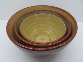 Val Do Sol Set Of 3 Nesting Bowls In Very Good Condition - £54.95 GBP
