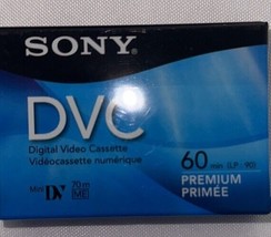 Sony Mini Dv Digital Video Cassette Tapes Dvc 60 Min Premium New Sealed Pack4 - £22.13 GBP