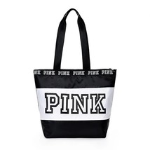 Fashion PINK Handbag Large Capacity Women Girls PINK  Bag Shopping Handbag Tote  - £140.18 GBP