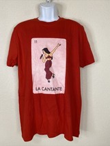 NWOT Gildan Softstyle Men Size L Red La Cantante T Shirt Short Sleeve Card - $10.48
