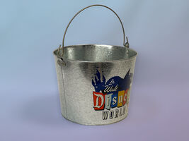 Disney Walt Disney World Galvanized Metal Bucket Mickey Mouse - $29.98