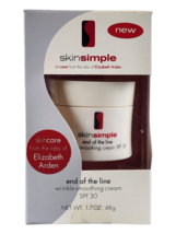 Elizabeth Arden Skinsimple End of the Line Wrinkle Smothing Cream SPF 20 1.7 oz - $12.44