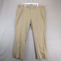 LRL Ralph Lauren Khaki Chino Pants Men&#39;s 42x30 Preppy Casual Cotton Flat... - $25.00
