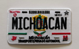 Michoacan Mexico License Plate Patch  - $8.59