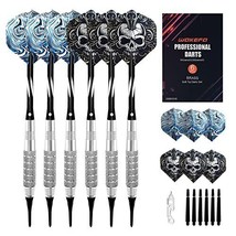 Plastic Soft Tip Darts : Darts Plastic Tip Sets, with Darts 6 Pack-18g and 20g - £33.91 GBP