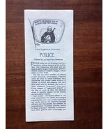 ANARCHIST PAMPHLET - A FEW SUGGESTIONS CONCERNING POLICE - 2016 - 6 FOLD... - $4.98