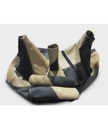 For 97-04 CORVETTE C5 New Black & Tan 2-Tone LEATHER Interior Pieces Covers Set - $257.00