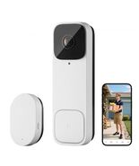  Video Doorbell, 2K Wireless Camera Ring Doorbell Works with 170 Ultra-W... - $89.17