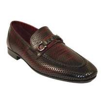 Men's GENIO Genuine Leather Upper And Sole Dress Shoes Turkey 120371356 Burgundy image 4