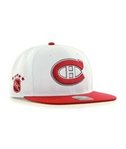 &#39;47 Montreal Canadiens Habs NHL Sure Shot Captain Snapback White Hockey Hat - £20.38 GBP