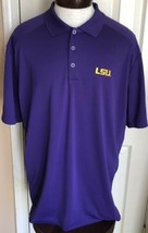 Nike Golf LSU Louisiana State University Tigers Short Sleeve Polo Shirt Men’s XL - £31.84 GBP