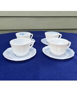 Macbeth-Evans American Sweetheart Monax Opalescent blue tint cup /saucer... - $24.74