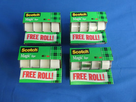 Scotch Magic 3M Tape 3/4 " x 325 Inches 16 Rolls Strong and Secure Disappears - $849.04