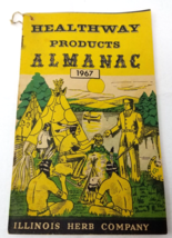 Healthway Products Almanac 1967 Health Remedies Sales Catalog Illinois H... - $15.15