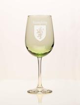 Humphrey Irish Coat of Arms Green Wine Glass - £53.81 GBP