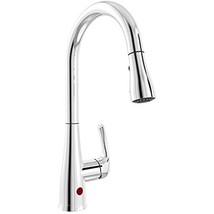 Plumb Pak NEX76CCP Single Handle Touchless Pull-Down Kitchen Faucet Spray and - £199.28 GBP