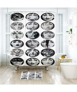 Fornasetti Face Shower Curtain Bath Mat Bathroom Waterproof Decorative - £18.07 GBP+