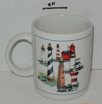 Light House Coffee Mug Cup Ceramic by NameMe Calligraphy - $9.55