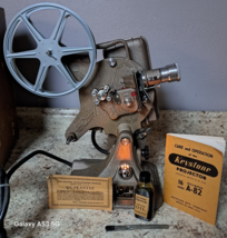 Art Deco Collectible Keystone Model A-82 16mm  Movie Projector W/Accesso... - €169,64 EUR