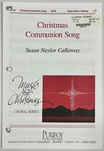 Christmas Communion Song by Susan Callaway SATB Piano Sheet Music Purifoy Pub - £2.85 GBP