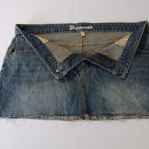 No Boundaries 144665QD Women's Blue Cotton Blend Mini Denim Skirt Size XL(16-28) image 10