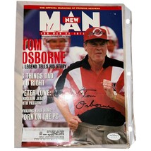 Magazine Tom Osborne Autograph Hand Signed Cover Page Only Nebraska Corn... - $38.24