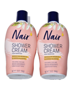 2 Pack Nair Shower Cream Hair Remover Moroccan Argan Oil Orange Blossom ... - $25.99