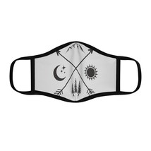 Personalized Nature Symbols Polyester Fitted Face Mask-Protective Gear- ... - £13.77 GBP