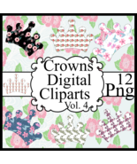 Crowns Digital Cliparts Vol. 4 - $37.17 MXN