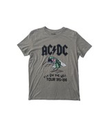 Lucky Brand Men M Green Wash ACDC Fly On The Wall Rock Band Tour Worn In... - $22.32