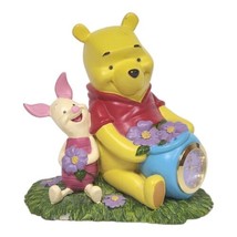 Disney Winnie The Pooh &amp; Piglet “Just For You Pooh” 4&quot; Clock Figurine Wo... - £18.94 GBP