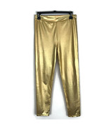 Forum Disco Womens Pants Leggings Standard Size Gold Stretch Fabric Hall... - £16.12 GBP