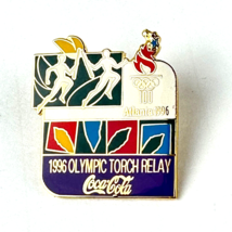 Vintage 1996 Coca Cola Olympic Torch Relay Atlanta Collectable Lapel / Hat Pin - £14.78 GBP