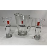 Michelob Beer 54 Ounce Glass Pitcher Vintage Michelob Pilsner Barware Gl... - $16.83