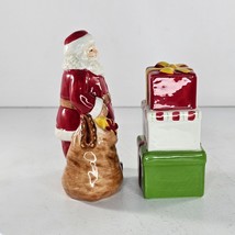 Spode Christmas Tree Santa Claus Presents Salt Pepper Shaker Set - £12.63 GBP
