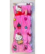 Hello Kitty Christmas Blanket Set of 2 Throw Blankets Gingerbread Christ... - $88.51 CAD