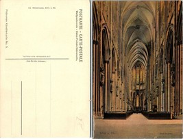 Germany Rhine Cologne Koln a. Rh. Unknown Catholic? Church Interior VTG Postcard - £7.37 GBP