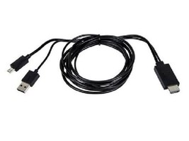 MHL HDMI Cable Adapter for Samsung Galaxy S3/S4 Phonea and other - Black - £13.87 GBP