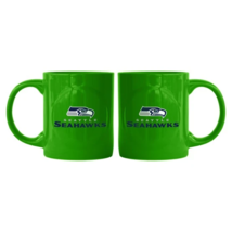 Seattle Seahawks NFL Rally Ceramic Coffee Cup Mug 11 oz Green - $21.78