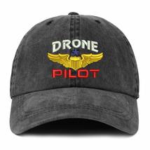 Trendy Apparel Shop XXL Drone Operator Pilot Embroidered Unstructured Washed Pig - £17.42 GBP