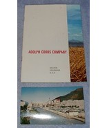 Adolf Coors Co Brewery Guest Guided Tour Booklet Golden Colorado  - £5.43 GBP