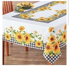 Rectangle Sunflower Tablecloth (col) - £70.60 GBP